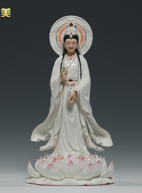 微美陶瓷12至36寸妙善观音佛像