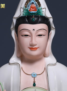 微美12至24寸荷叶观音佛像