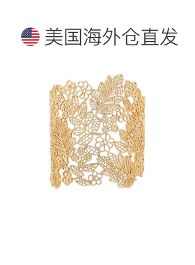 自营liv oliver18k 金手镯纹理手链 - 金 美国奥莱直发