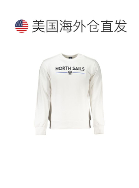 自营North Sails Cotton Mens Men's Sweatshirt - white 美国奥