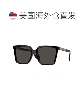 自营burberryBE4411D 410087 Ivory/Dark Grey - black 美国奥莱