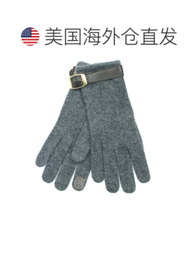 自营portolano 带皮带的科技手套 - 灰色/黑色 美国奥莱直发
