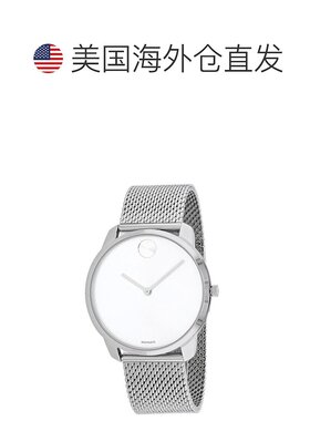 自营Movado Men's Black dial Watch - black 美国奥莱直发