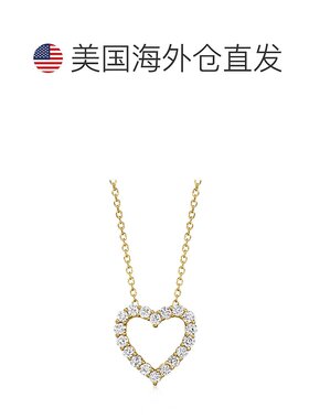 自营Ross-Simons Lab-Grown Diamond Heart Pendant Necklace in