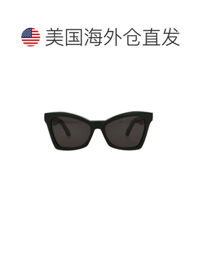 自营balenciaga猫眼框架醋酸纤维太阳眼镜-绿色绿色灰色 美国奥莱