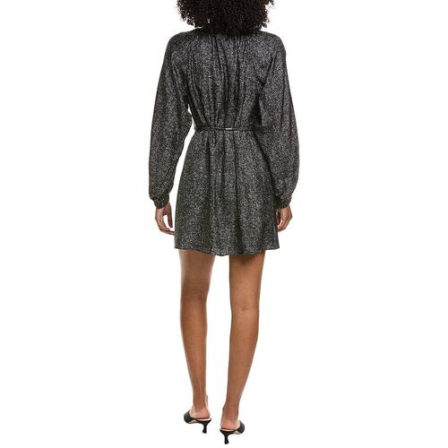 自营Max Mara Utilita Silk Shift Dress - black 美国奥莱直发 - 图2