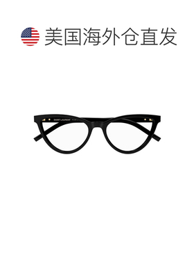 自营saint laurent黑色SL M138字母组合醋酸纤维眼镜-白色 美国奥