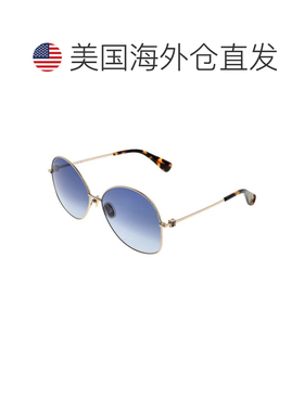 自营Max Mara Metal Women's Sunglasses - gold 美国奥莱直发