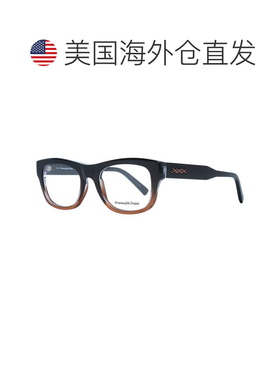 自营Ermenegildo Zegna Plastic Glasses Men's (Frames) - brown
