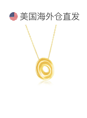 自营simonaSterling Silver, Bubble 'I' Initial Necklace - Gol