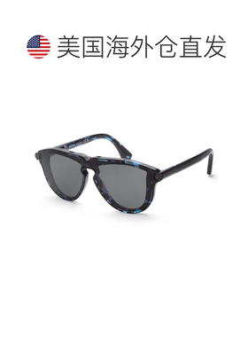 自营Burberry Men's 36mm Blue Havana Sunglasses - blue havana