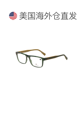 自营Lacoste Men's 56mm Khaki Green Opticals - khaki green 美
