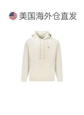 自营Calvin Klein Cotton Men's Men's Hoodie - beige 美国奥莱