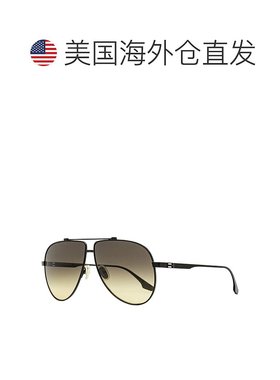 自营Victoria Beckham Women's B-Monogram Pilot Sunglasses VB2