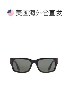 自营Persol Green Rectangular Men's Sunglasses PO3315S 95/31