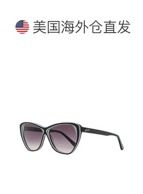 自营 Karl Lagerfeld女式猫眼太阳镜KL6103S 006黑色/白色58mm-00
