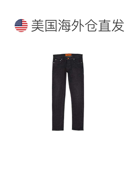 自营Heron Preston Cotton Slim Fit Men's Jeans - black 美国奥