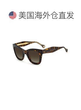 自营Carolina Herrera Acetate Women's Sunglasses - brown 美国