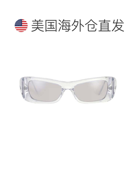 自营versace范思哲透明镜面银色包裹男士太阳镜VE4481 148/8v 54
