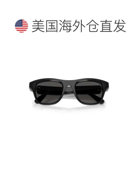 自营swarovski0Sk6056U Rectangular Black Sunglasses with Crys