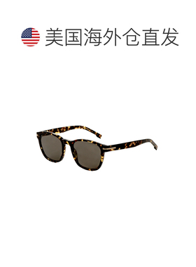 自营Hugo Boss Men's 52 mm Brown Sunglasses - havana 美国奥莱