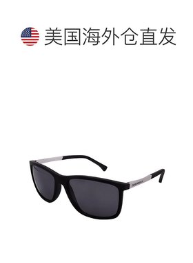 自营ARMANI太阳镜EA4058-506381-58-17-140偏振-黑色 美国奥莱直