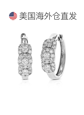 自营vir jewels1 克拉 46 颗宝石 SI2-I1 净度实验室培育钻石圈形