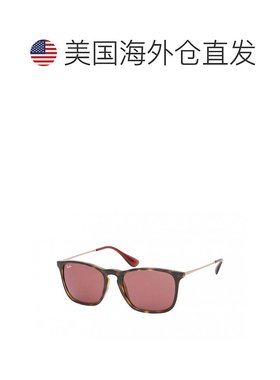 自营ray-ban哈瓦那男士克里斯太阳镜和深紫色-哈瓦那和深紫色 美