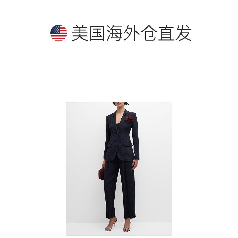 美国直邮EMPORIO ARMANI 女士外套 夹克阿玛尼西装西服