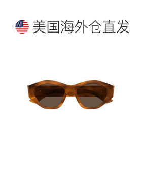 自营bottega venetaBv1408s棱角龟形太阳镜-黑色 美国奥莱直发