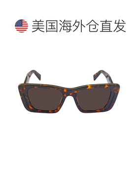 自营Prada Dark Brown Cat Eye Ladies Sunglasses PR 08YS 01V8C