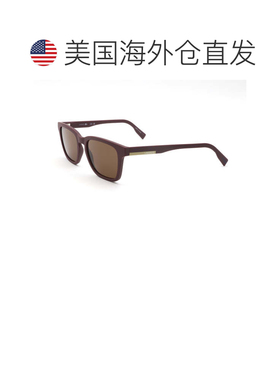 自营lacosteL987S 603哑光深红色/棕色哑光深红色 美国奥莱直发