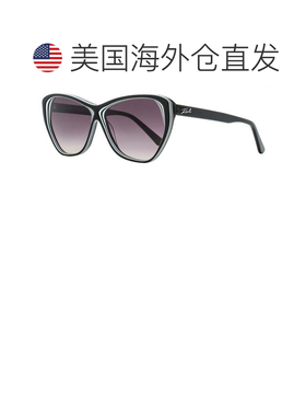 自营Karl Lagerfeld女式猫眼太阳镜KL6103S 006黑色/白色58mm-006