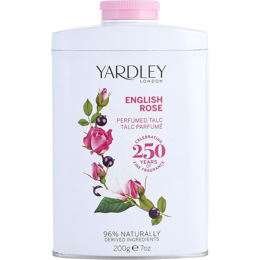 美国直邮Yardley亚德利爽身粉英伦玫瑰香爽身保湿清爽补水200g - 图2