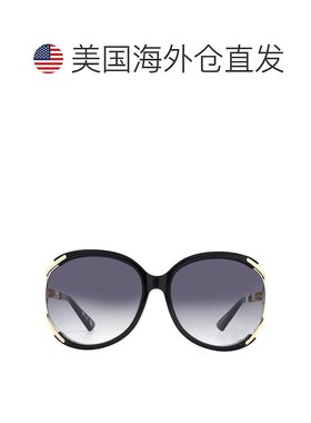 自营Nine West 54696RNJ001 Black Square Ladies Sunglasses 102