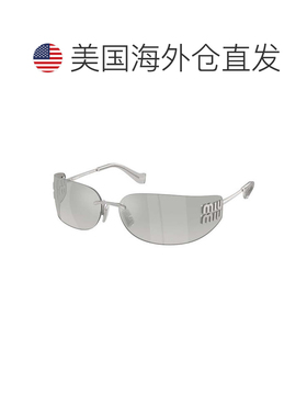 自营miu miuMUA51S 1BC10Y银色/灰色镜面银色渐变-银色 美国奥莱