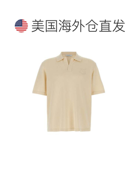 自营Maison Kitsune Men's Bold Fox Head Polo Shirt - beige 美