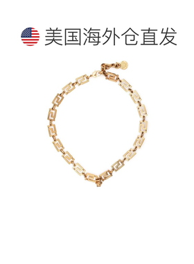 自营versaceGold-tone Necklace with Signature Greca Detailing
