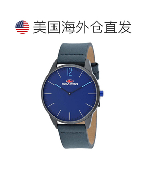 自营Seapro Men's Black hole Blue Round 40mm - blue 美国奥莱