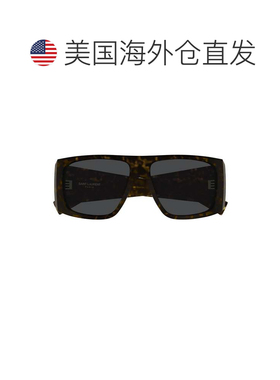 自营saint laurentSl 832 Tortoiseshell Rectangular Sunglasses