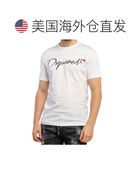 自营Dsquared2 Men'S Short-Sleeved T-Shirt - white 美国奥莱直