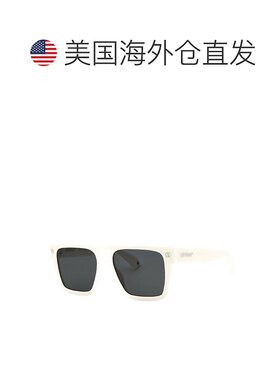 自营Off-White Sunglasses Square Full Rim, White Frame And Da