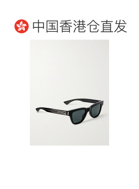 1h可退 香港直邮潮奢 Saint Laurent 圣罗兰 男士 矩形太阳镜 SL7