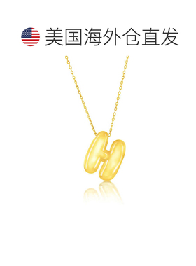 自营simonaSterling Silver, Bubble 'I' Initial Necklace - Gol