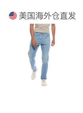 自营Brunello Cucinelli Cotton Relaxed Fit Men's Jeans - blue