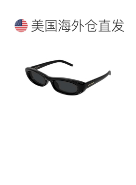 自营saint laurentSl 557 Shade丰满光泽圆角矩形太阳镜 美国奥