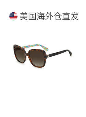 自营Kate Spade Acetate Women's Sunglasses - brown 美国奥莱直