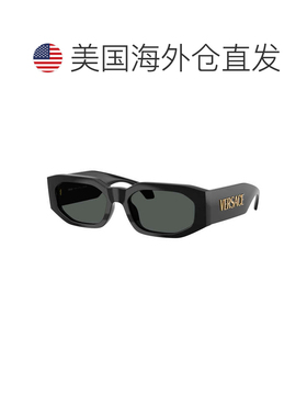 自营versaceVE4489U GB1/87黑色/深灰色-黑色 美国奥莱直发范思哲