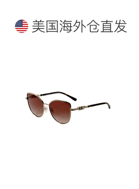 自营Michael Kors女式56毫米金色太阳镜-闪亮的浅金色 美国奥莱直