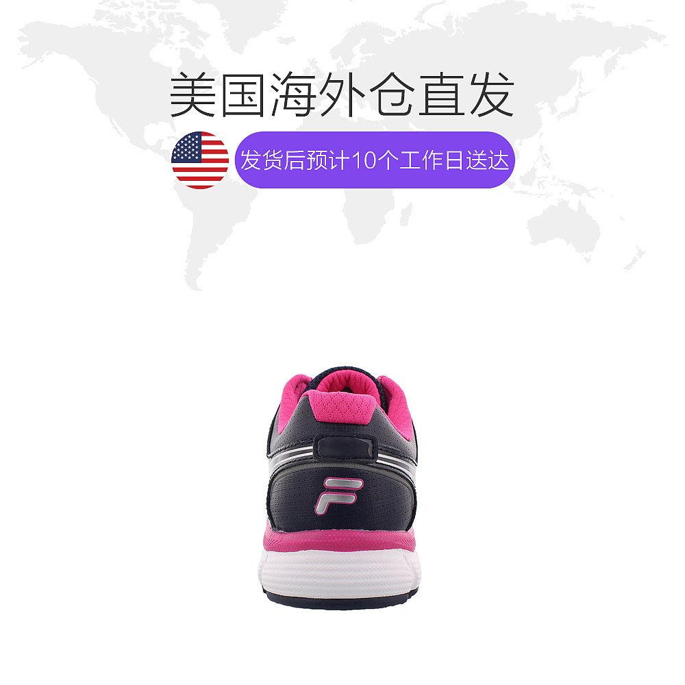 天猫国际美国直购美国直邮fila 斐乐Memory Fresh Start女黑色复古防滑运动跑步鞋1